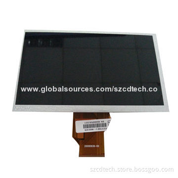 7.0-inch TFT LCD, 800 x 480P Resolution, 152.4 x 91.44mm Active Area